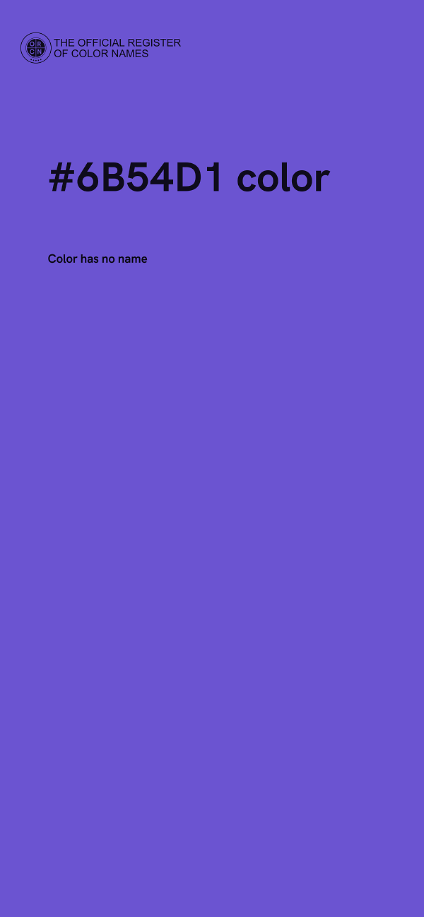 #6B54D1 color image
