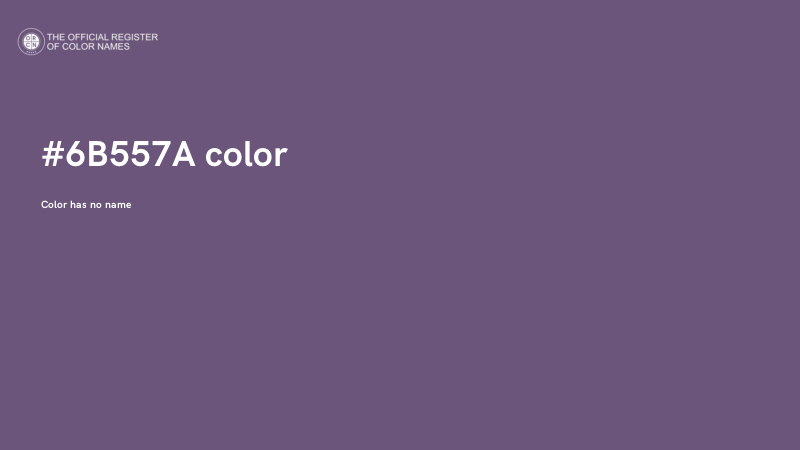 #6B557A color image
