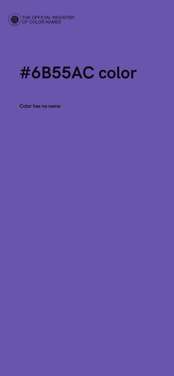 #6B55AC color image