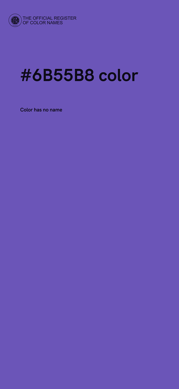 #6B55B8 color image