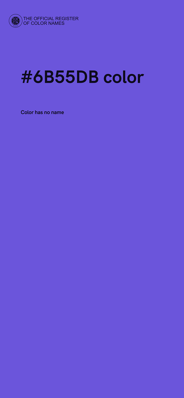 #6B55DB color image