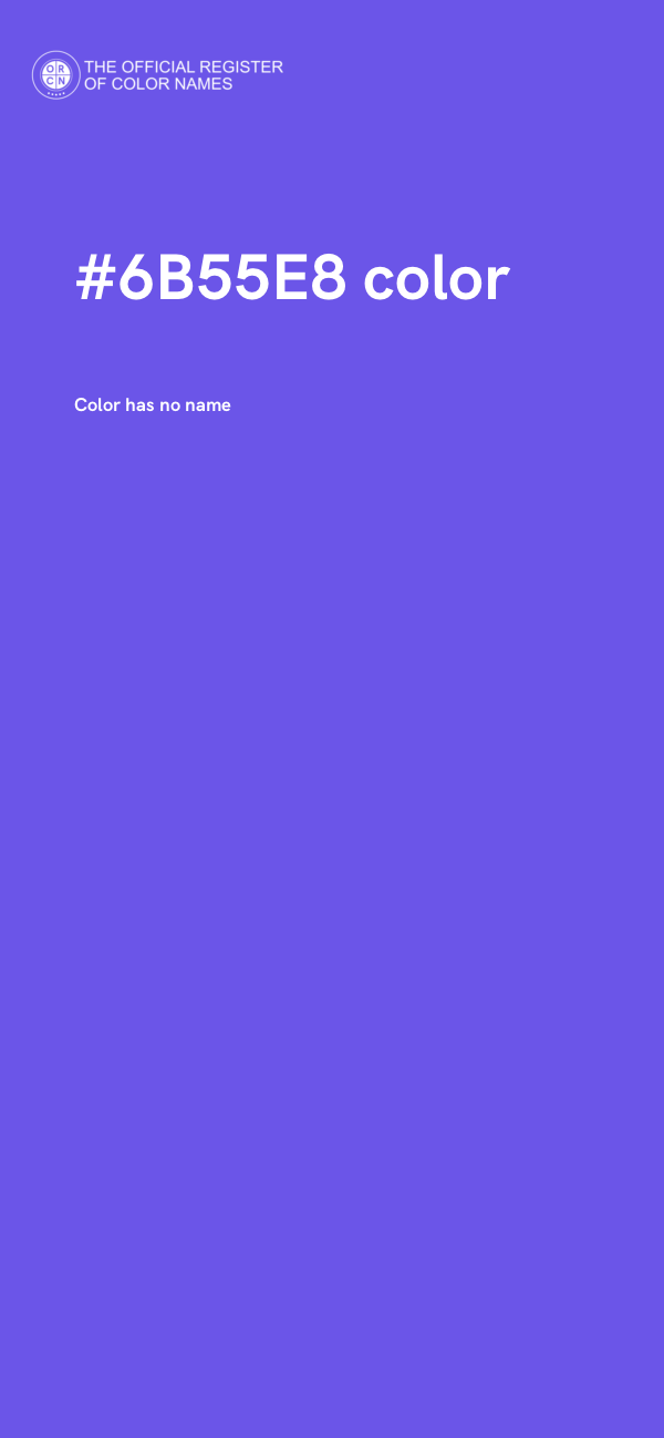 #6B55E8 color image