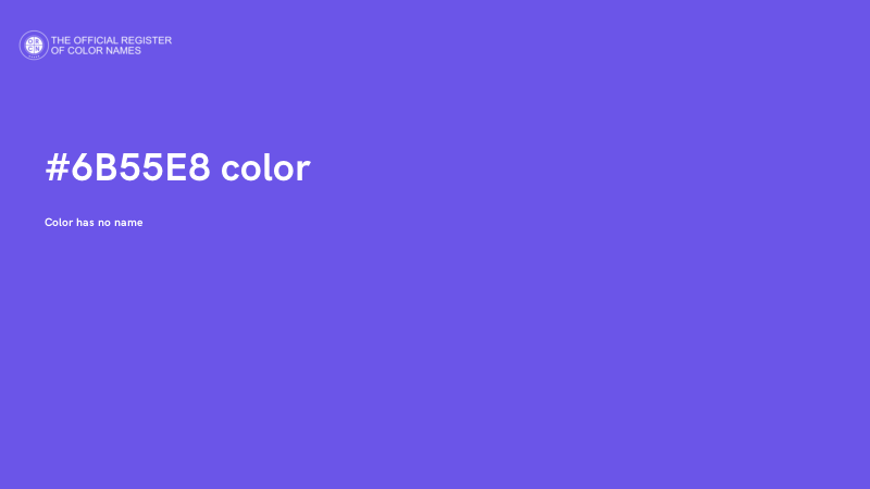 #6B55E8 color image