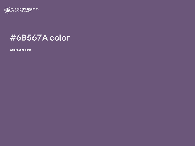 #6B567A color image