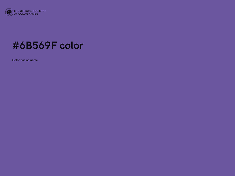 #6B569F color image