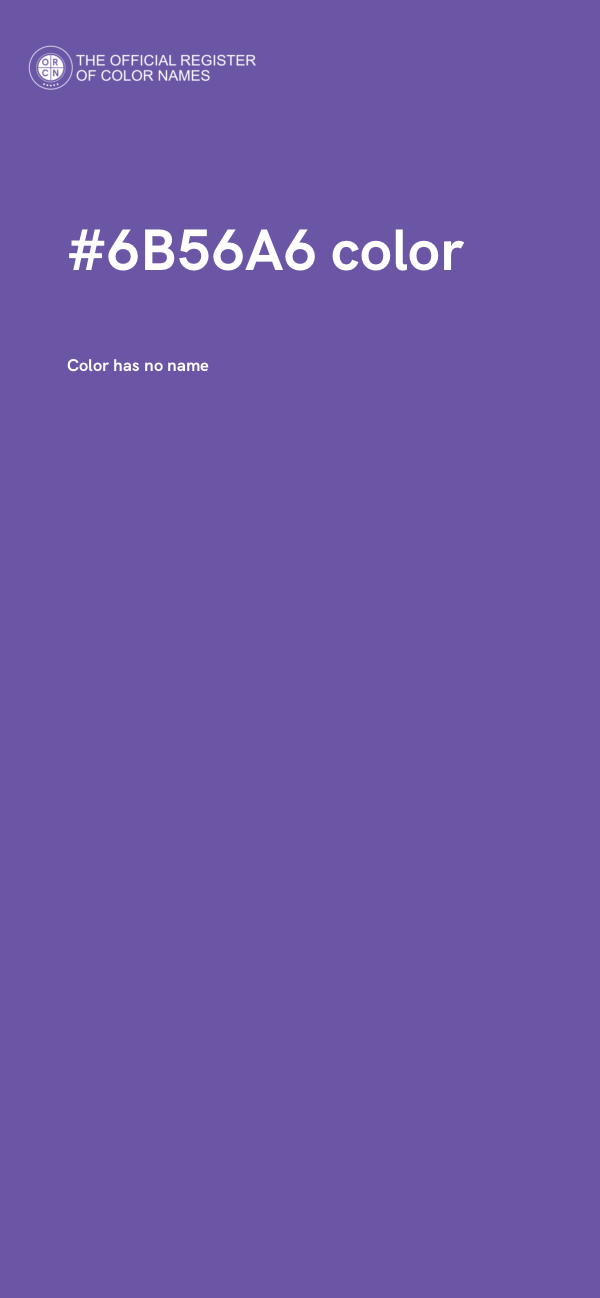 #6B56A6 color image