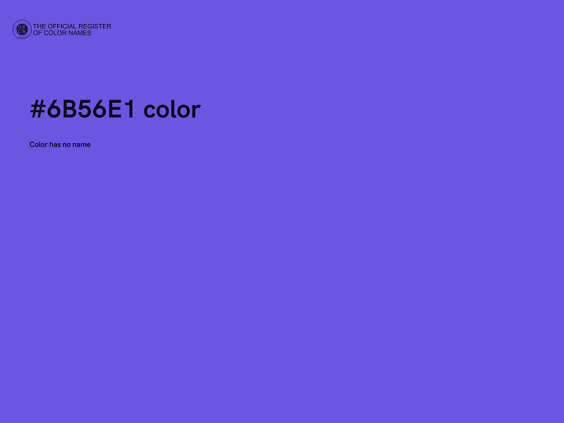 #6B56E1 color image