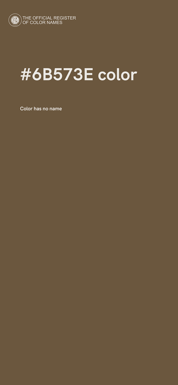 #6B573E color image