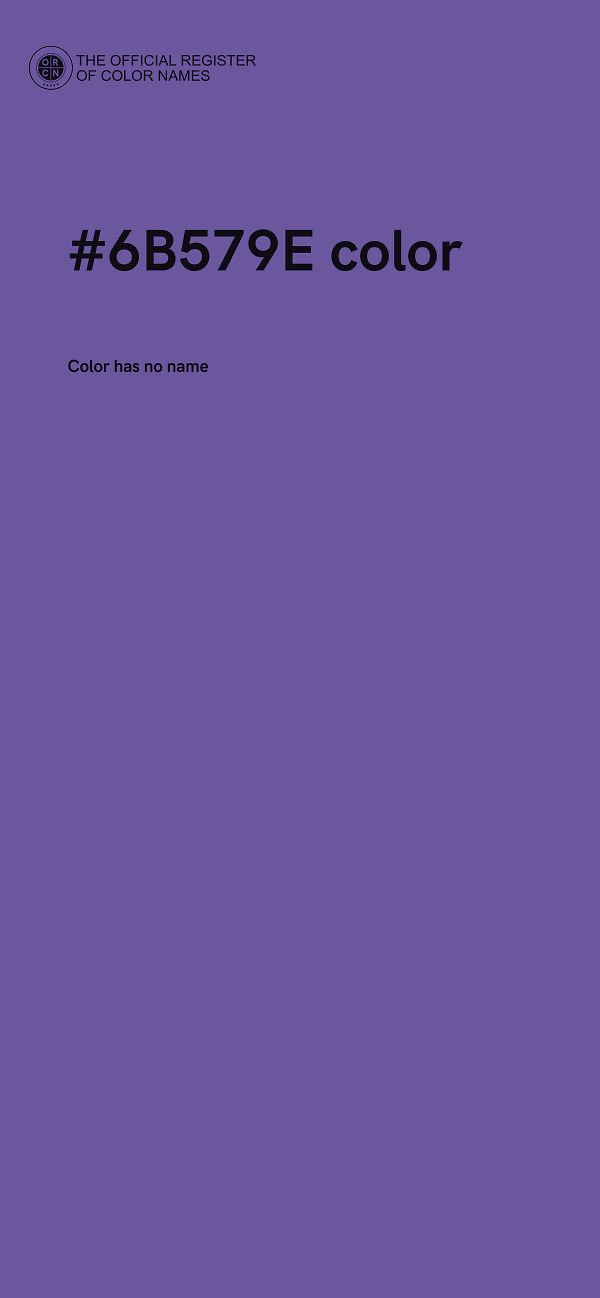 #6B579E color image