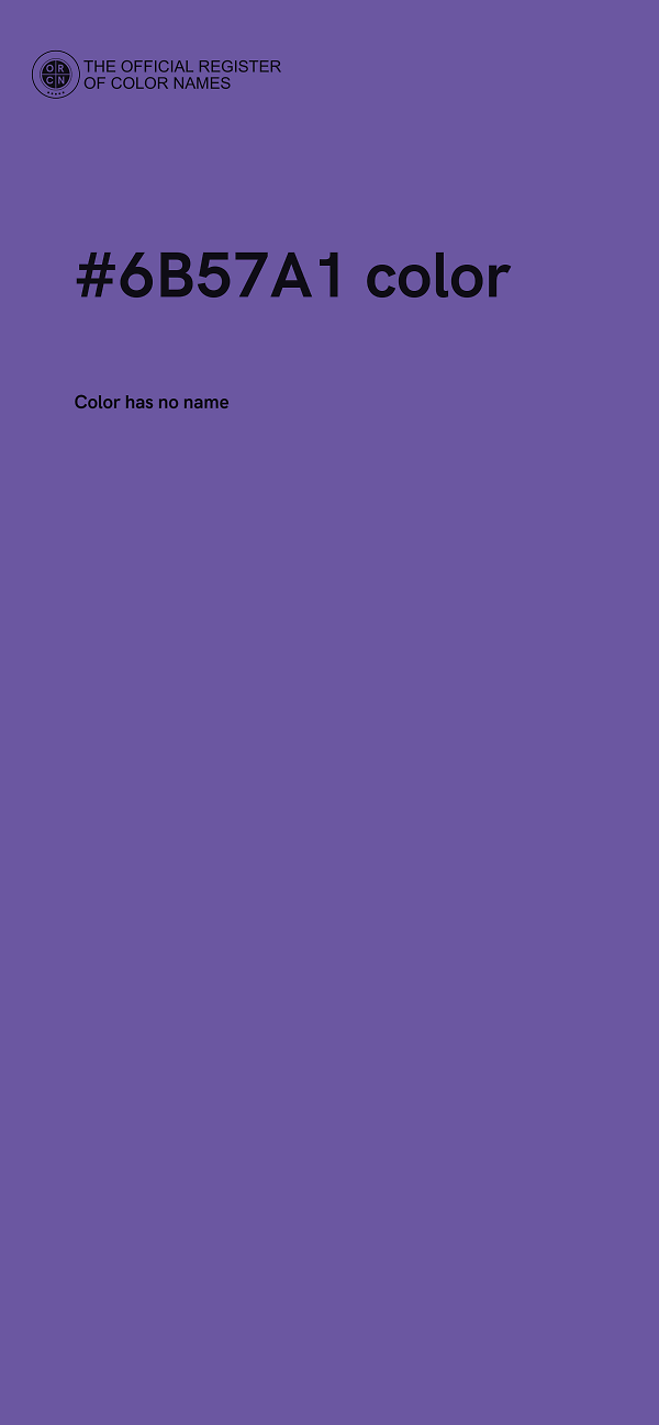 #6B57A1 color image