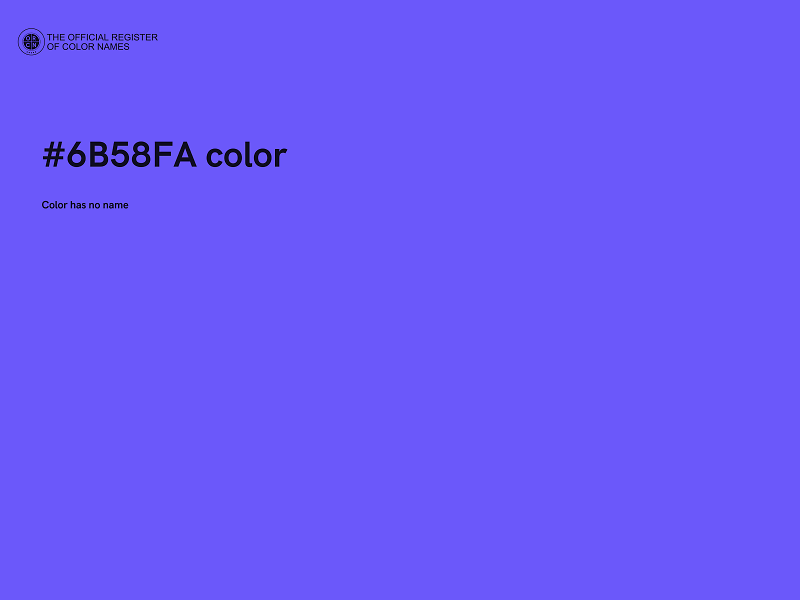 #6B58FA color image