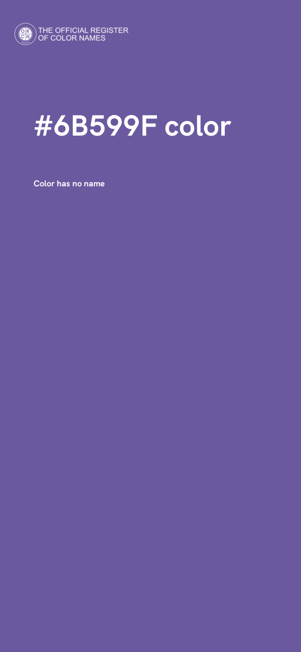 #6B599F color image