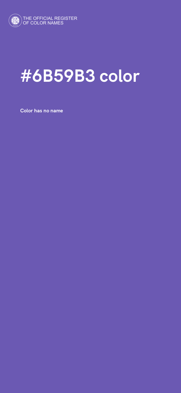 #6B59B3 color image