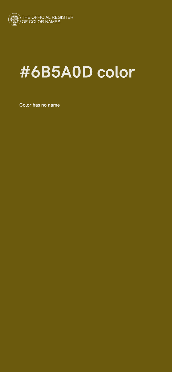#6B5A0D color image