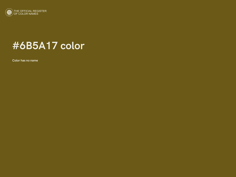 #6B5A17 color image