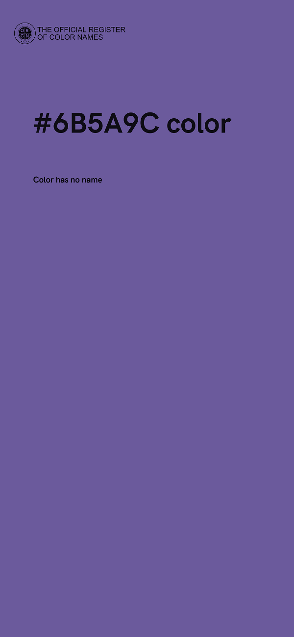 #6B5A9C color image