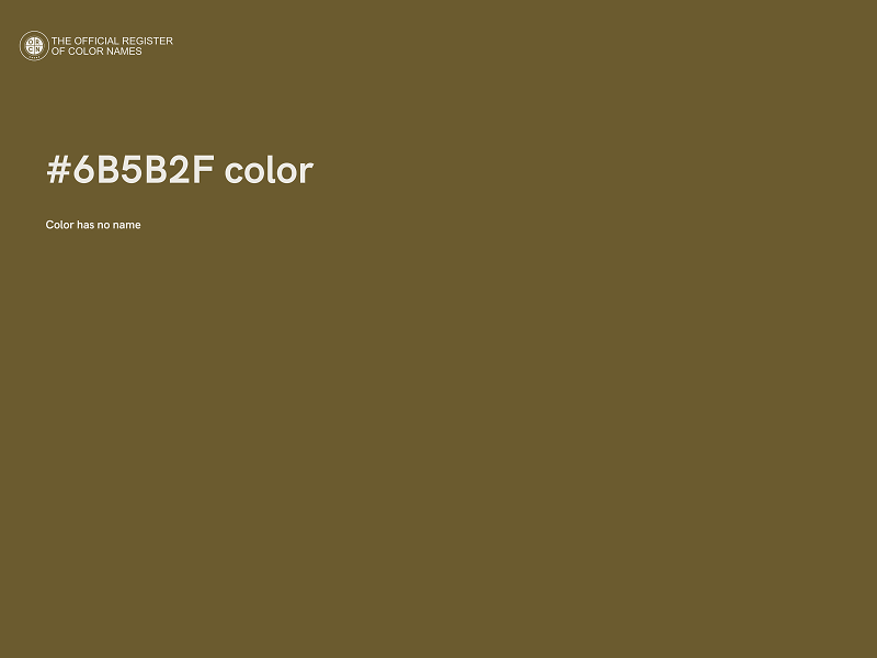 #6B5B2F color image