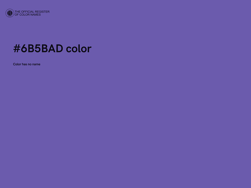 #6B5BAD color image