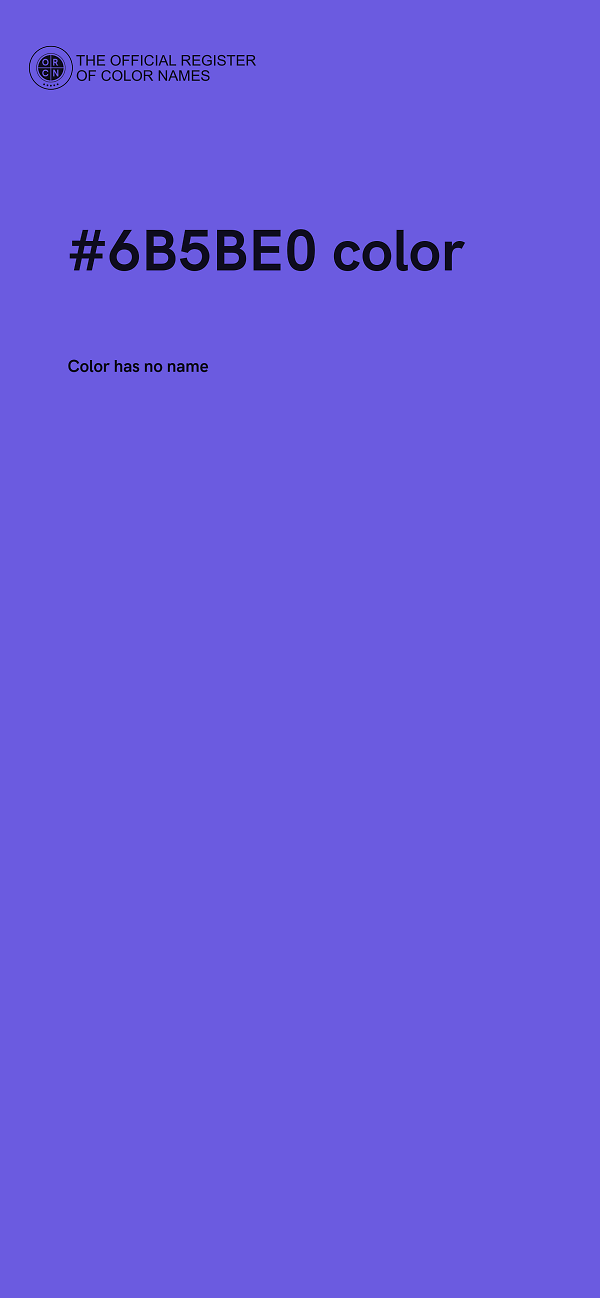 #6B5BE0 color image