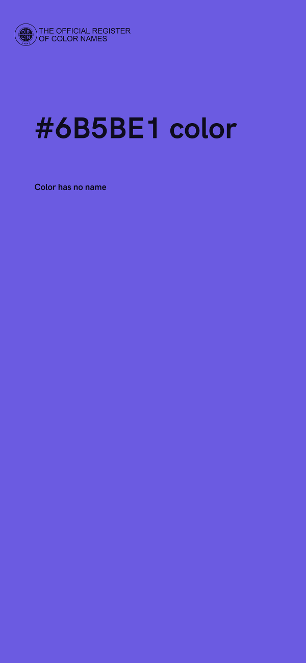 #6B5BE1 color image