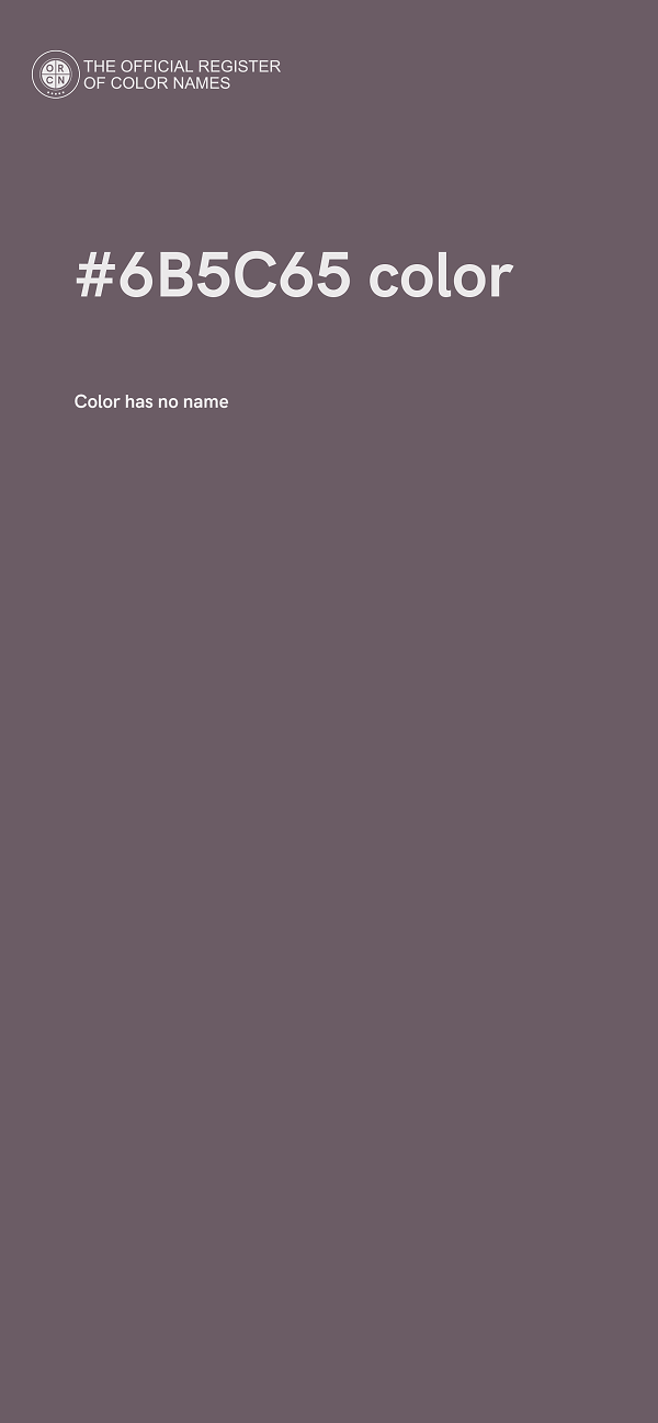 #6B5C65 color image
