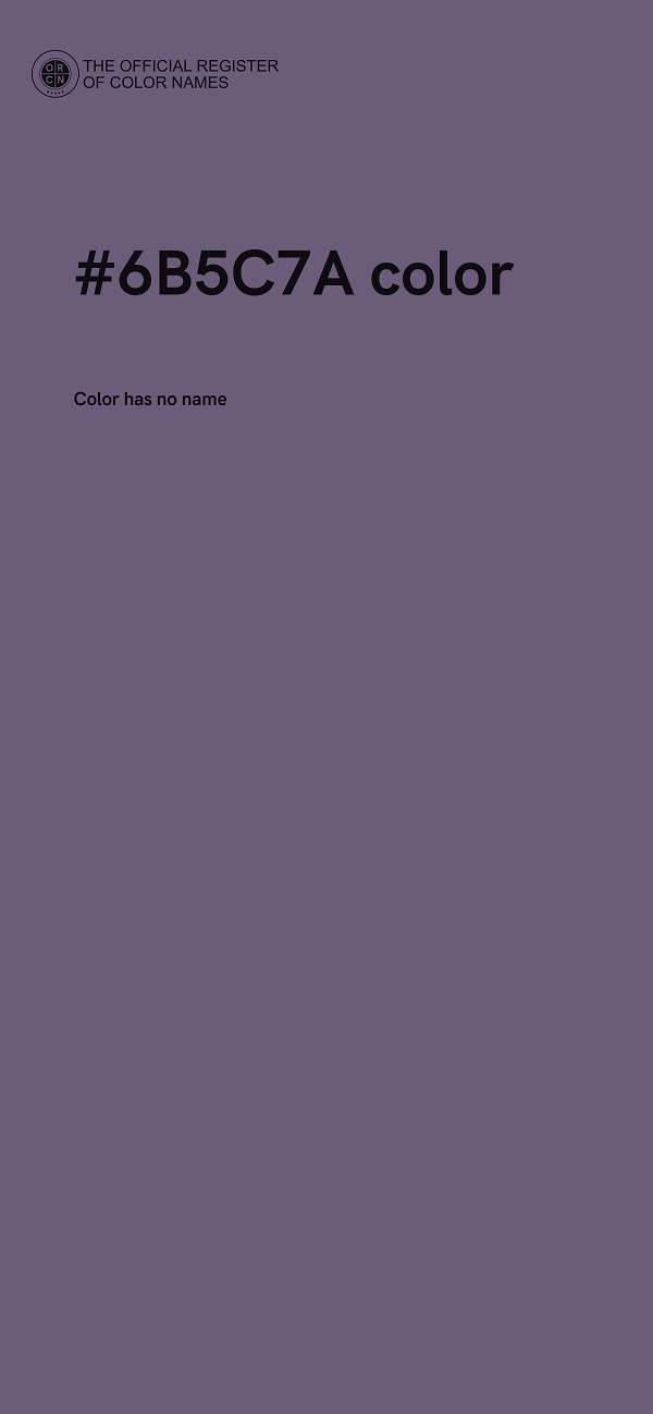 #6B5C7A color image