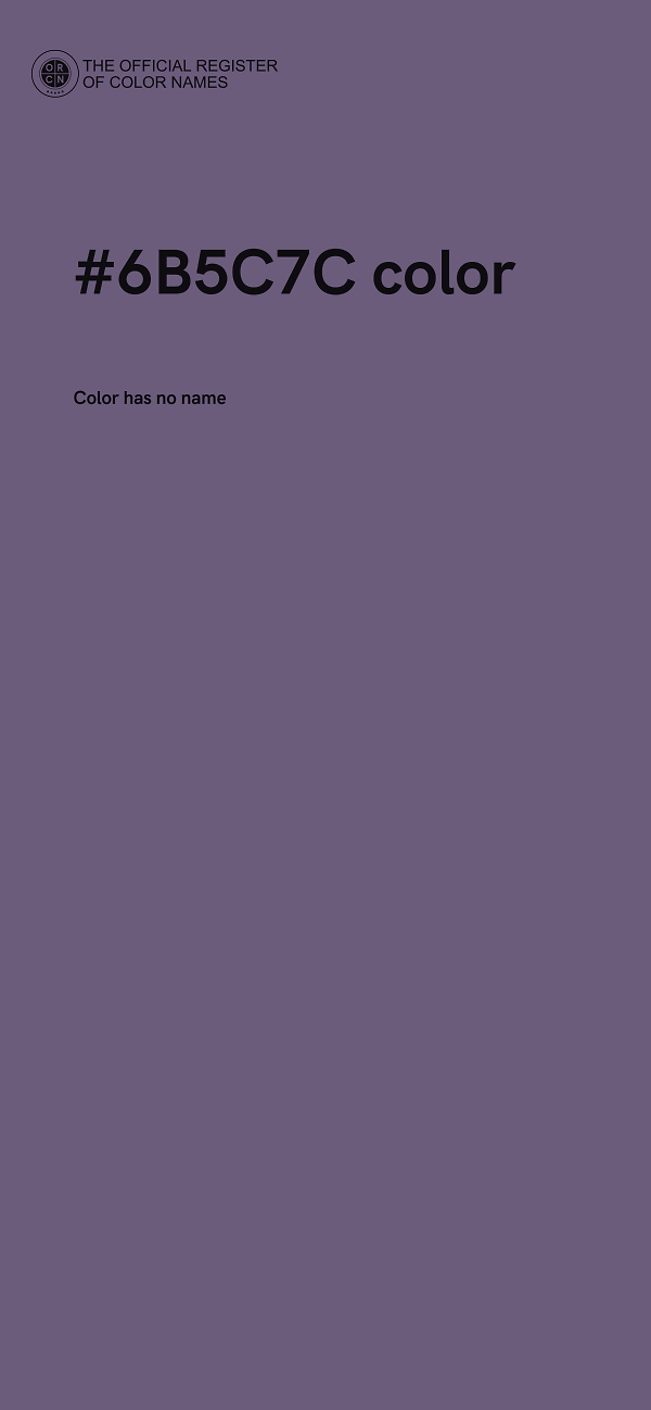 #6B5C7C color image