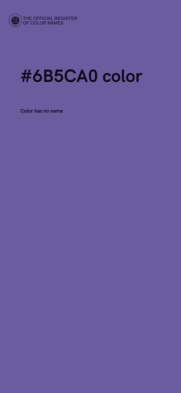 #6B5CA0 color image
