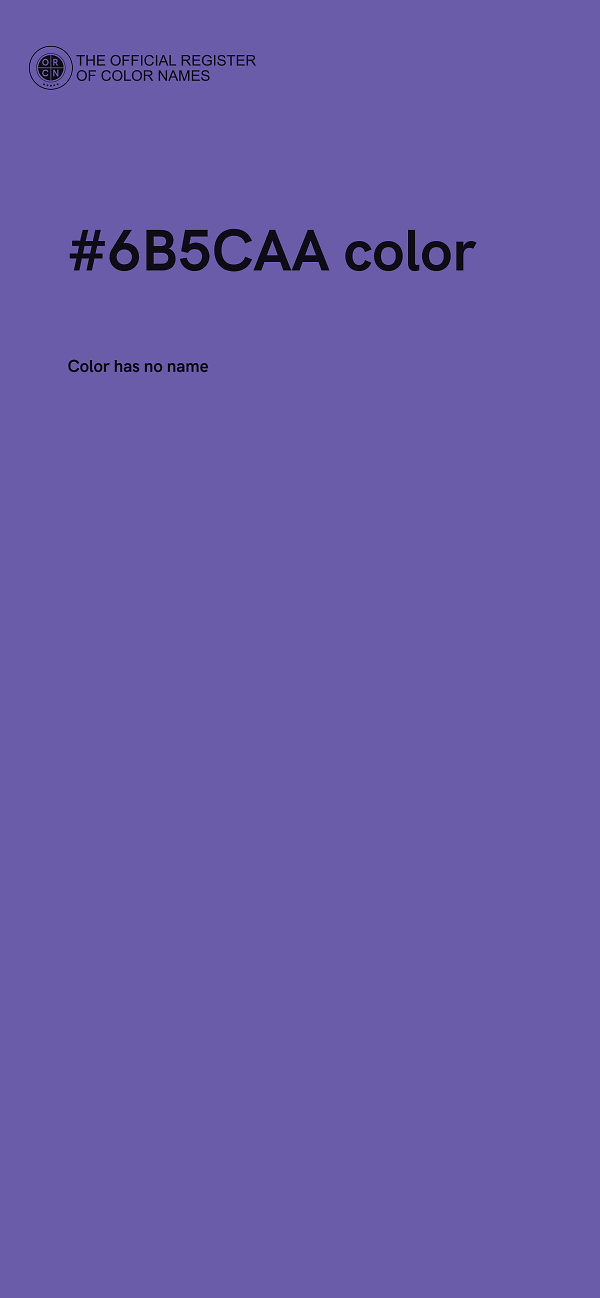 #6B5CAA color image