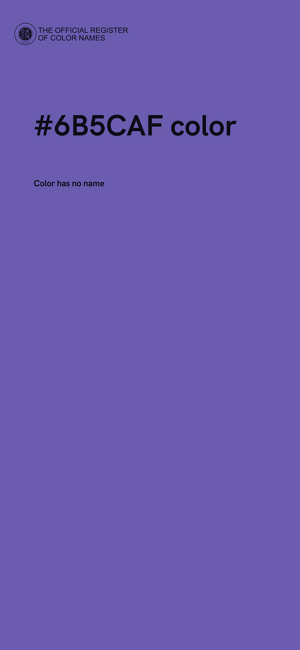 #6B5CAF color image