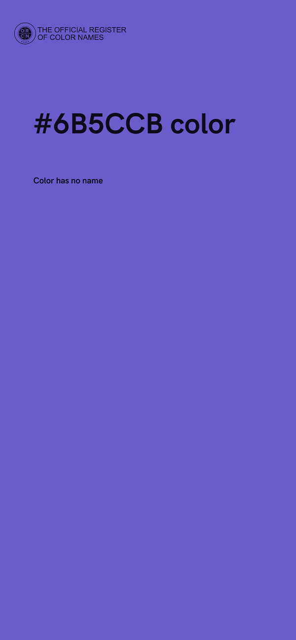 #6B5CCB color image