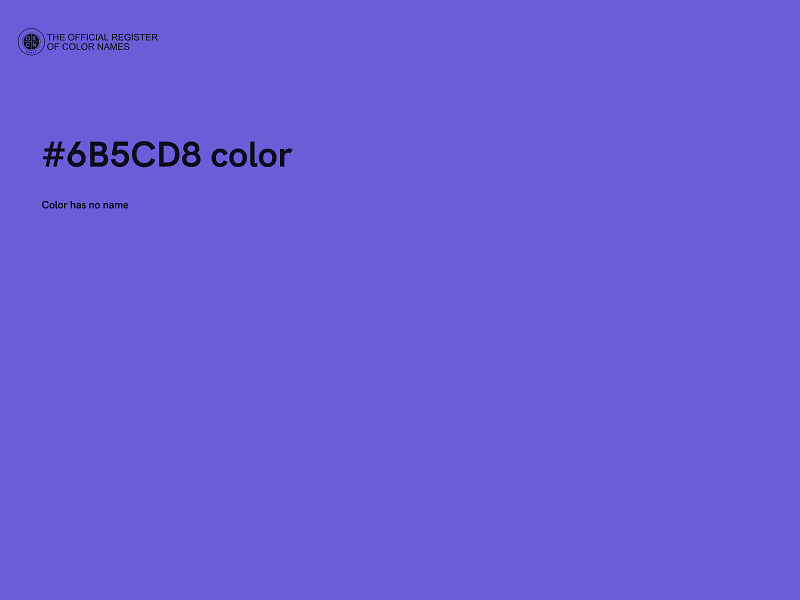 #6B5CD8 color image