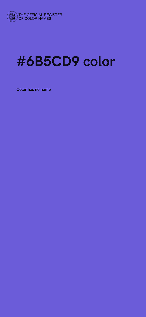 #6B5CD9 color image