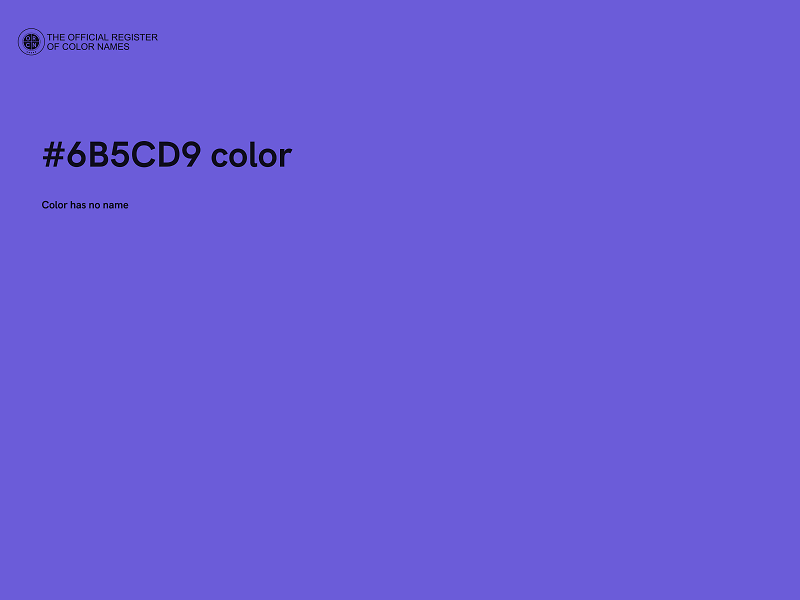 #6B5CD9 color image