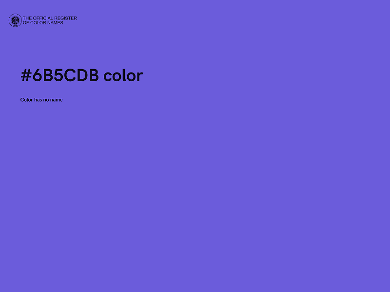 #6B5CDB color image