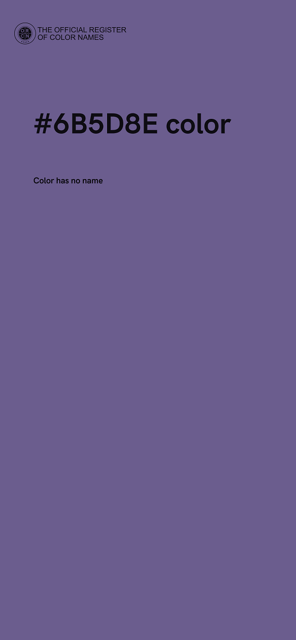 #6B5D8E color image