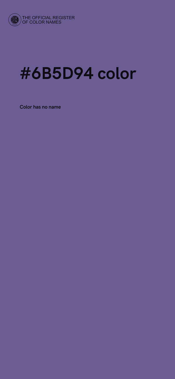 #6B5D94 color image