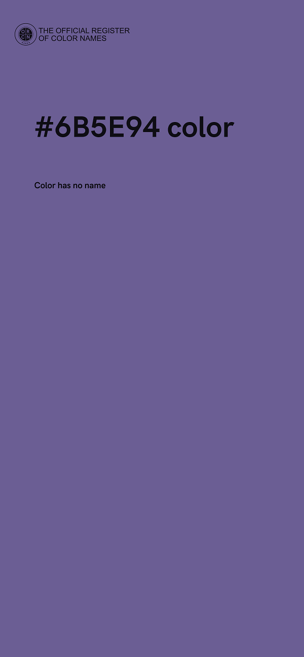 #6B5E94 color image