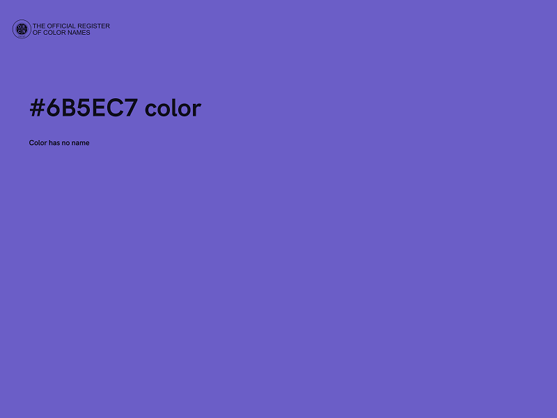 #6B5EC7 color image