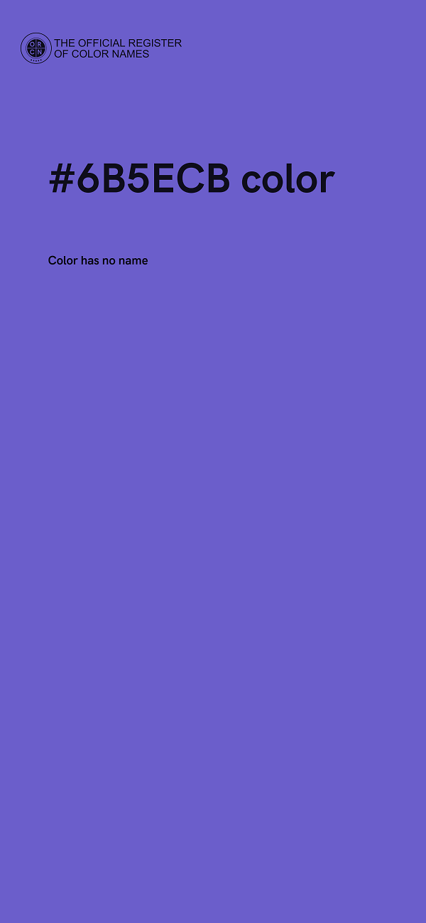 #6B5ECB color image
