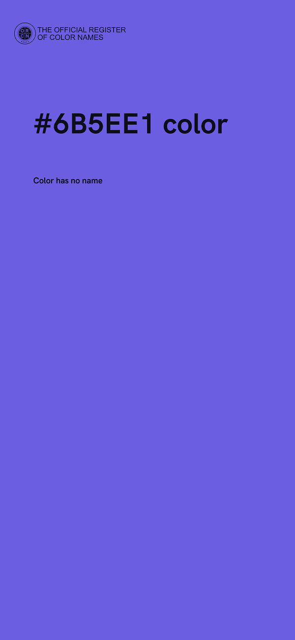 #6B5EE1 color image