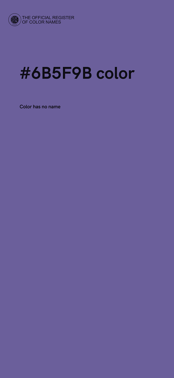 #6B5F9B color image