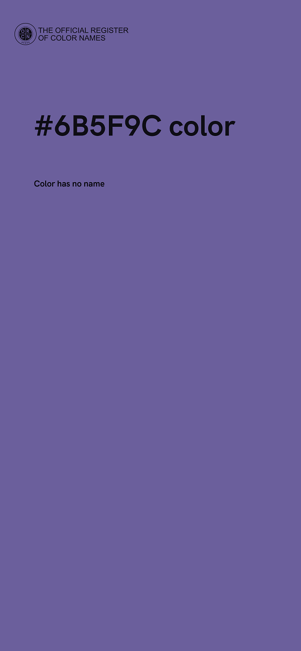 #6B5F9C color image