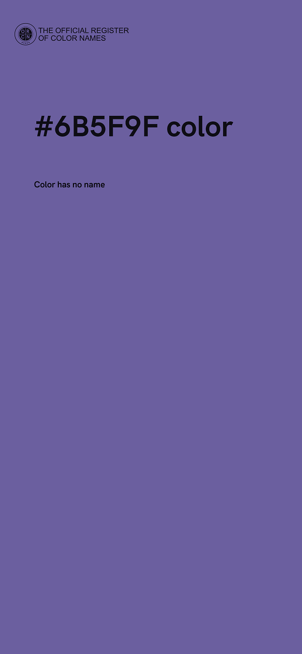 #6B5F9F color image