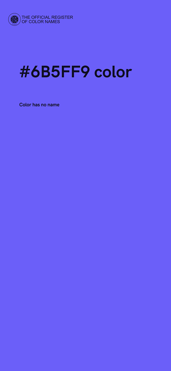 #6B5FF9 color image
