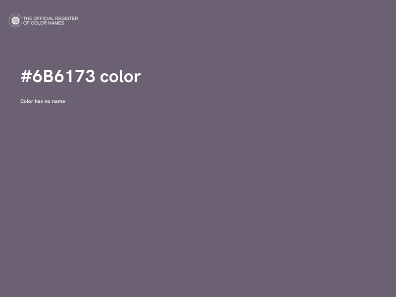 #6B6173 color image