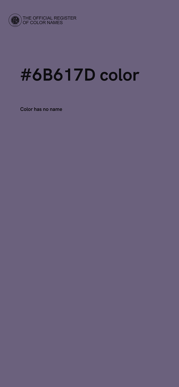 #6B617D color image