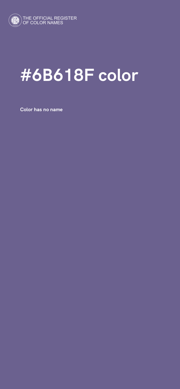 #6B618F color image