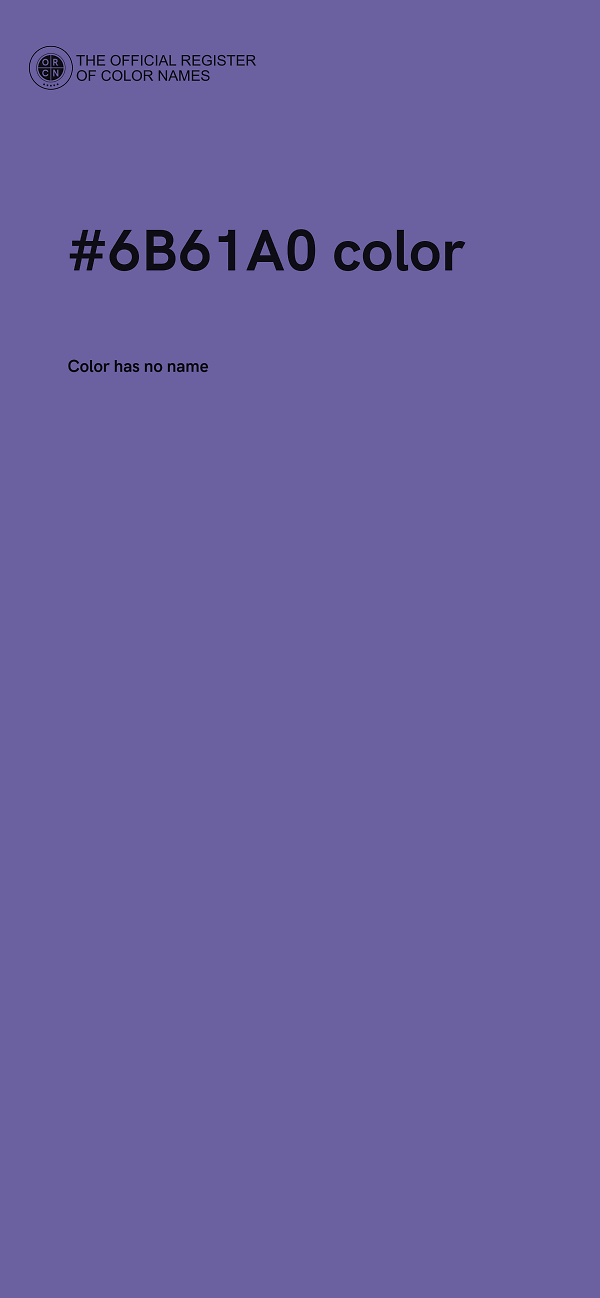 #6B61A0 color image