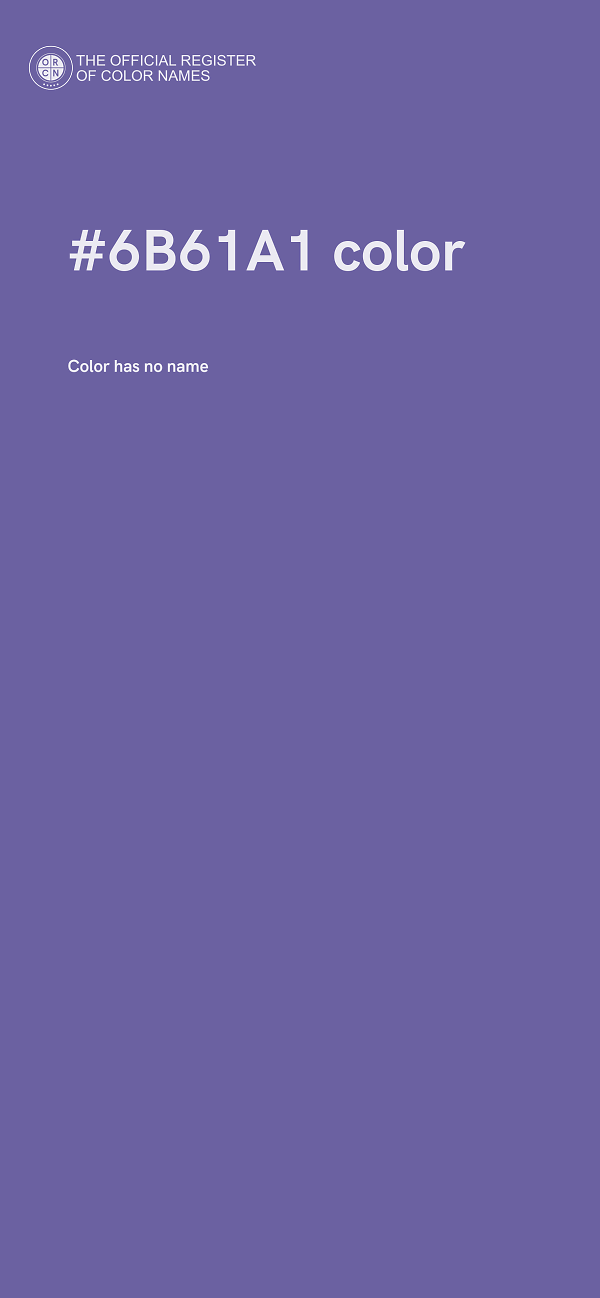 #6B61A1 color image